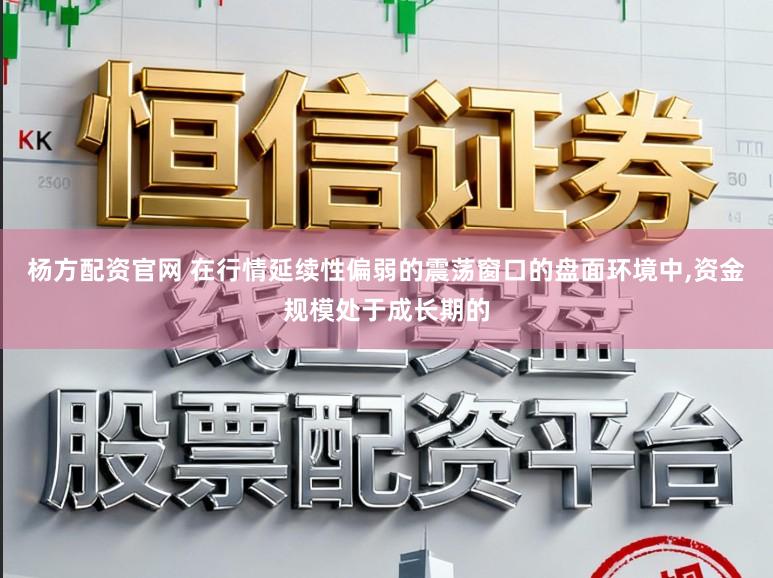 杨方配资官网 在行情延续性偏弱的震荡窗口的盘面环境中,资金规模处于成长期的